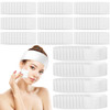 Maxcheck 300 Pieces Disposable Spa Facial Headbands Disposable Esthetic Wipe Sets Nonwoven Facial Wipes Square Aesthetic
