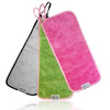 Nano Towel Makeup Remover Face Wash Cloth Multi Color 3PACK Remove Cosmetics FAST and Chemical Free Wipes Away Facial Di