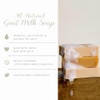 Bend Soap Company All Natural Handmade Goat Milk Soap for Dry Skin Relief Unscented 18 Oz Pack of 4