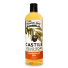 Vermont Castile Lemongrass Zen Soap Gentle Liquid Soap for Sensitive Skin Natural Body Wash Organic Hair Shampoo for Oil