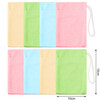 8 Pieces Soap Holder Bag Microfiber Soap Exfoliating Saver Bag Hanging Soap Saver Pouch Colorful Soft Soap Bags for Body