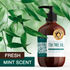 Tea Tree Oil Body Wash Helps Athletes Foot Ringworm Jock Itchy Acne Eczema Yeast Infection Body Odor Itchy Skin With Moi