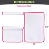 Fushay Premium Microfiber Towels 5 Pack Ideal for Estheticians Barbers Salons Extra Thick High Absorbency ProfessionalGr