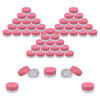 Houseables Sample Containers Lip Balm Containers Sample Jars Mini Jars with Lids Small Empty Makeup Powder Gloss Cosmeti