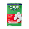 Curad CUR110163 Sterile Cotton Balls 1 130Box MIICUR110163