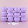 LONGWAY 1 Oz 30ML Little Plastic Jars with Lids and Inner Liners Empty Lotion ContainersTravel Cream Containers for Salv