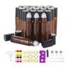 Mavogel Essential Oil Roller Bottles 24 Pack 5ml Pearl Colored Glass Bottles with Stainless Steel Roller Ball Essential