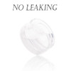 ZEJIA 5 Gram Sample Containers with Lids Mini Makeup Containers Empty Plastic Travel Cosmetic Containers with Labels100