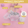 SumDirect 100Pcs 5G5ML Clear Plastic Cosmetic Containers with Lids Sample Jars Makeup Sample Containers for Cream Lotion