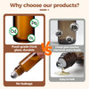 ComSaf 24 Pcs Roller Bottles for Essential Oils 10ml Update TripleLock Seal Roll on Bottles Amber Perfume Glass Roller B