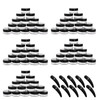 Refillable Cosmetic Sample Jars 100 Pack 20g 07oz Green Small Travel Containers with Lids 10 Mini Makeup Spatulas BPA Fr