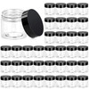 Eternal Moment 36 Pack 2 OZ Plastic Jars Round Clear Cosmetic Container Jars with Lids Perfect for Lotion Cream Ointment