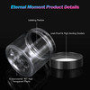 Eternal Moment 36 Pack 2 OZ Plastic Jars Round Clear Cosmetic Container Jars with Lids Perfect for Lotion Cream Ointment