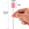100PCS Disposable Mouth Swabs Sponge Unflavored Sterile Oral Swabs Dental Swabsticks for Mouth Cleaning