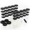 ZEJIA 5 Gram Sample Containers with Lids 25PCS Mini Makeup Containers Empty Plastic Travel Cosmetic Containers with Labe