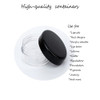 ZEJIA 5 Gram Sample Containers with Lids 25PCS Mini Makeup Containers Empty Plastic Travel Cosmetic Containers with Labe