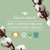 Organyc 100 Certified Organic Cotton Makeup Pads Natural Unbleached Makeup Remover Rounds 70 Count