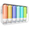 Quatish Travel Bottles for Toiletries 6 Pack Original Patented Leakproof 3 oz Tsa Approved Travel Size Containers BPA Fr