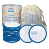 ForPro Professional Collection Expert Reusable Cotton Rounds 20 Pack 100 Organic and Bamboo Makeup Remover Pads Includes