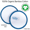 ForPro Professional Collection Expert Reusable Cotton Rounds 20 Pack 100 Organic and Bamboo Makeup Remover Pads Includes