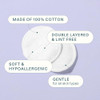 Cliganic Premium Cotton Rounds for Face 300 Count Makeup Remover Pads Hypoallergenic LintFree 100 Pure Cotton