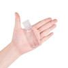 BENECREAT 24 Pack 1oz PET Plastic Bottles Clear Refillable Travel Containers with Press Cap for Shampoo Lotion Cream Cos
