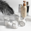 Airless Pump Jar 05 Oz Lotion Dispenser with Pump Travel Container for Skincare Refillable Empty Jars Vacuum Bottle for