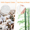 Garrelett Bamboo Cotton Swabs 1000 Count Natural Organic Cotton Buds for Ear Ear Sticks with Storage Box Included Strong