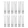 Super Z Outlet Clear Empty 316 Oz 55ml Plastic Container Twist Tubes for Homemade Lip Balms Cosmetic Gifts Pack Of 12