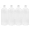 Cornucopia Brands 32oz Flip Top Plastic Squeeze Bottles 4Pack XL Dilution Bottle for Shampoo Dog Grooming Liquids Mixing