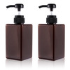 Pump Bottle Refillable Plastic Empty Lotion Soap Dispenser Liquid Container for Bathroom Shampoo and Body Wash 15oz450ml