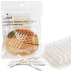 Lsed 100 Pack Cotton Swabs Individually Wrapped Organic Biodegradable Double Tipped Cotton Tips for Ear Beauty Care Clea