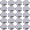 05 Ounce Aluminum Tin Jar Refillable Containers 15 ml Aluminum Screw Lid Round Tin Container Bottle for CosmeticLip Balm