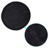 SIQUK 24 Pieces Reusable Cotton Rounds Black Makeup Remover Pads Layers Washable Organic Bamboo Cleansing Cloth Pads wit