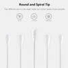 2000pcs Tiny Cotton Buds with Round Spiral Suitable for Baby Ear Nose CleanCosmeticsPersonal Hygiene