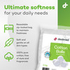 Dealmed Cotton Balls for Face Makeup Nail Polish Remover Medical Uses DIY Crafts NonSterile Bulk Pack Resealable ZipLock