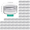 Houseables Sample Containers Lip Balm Containers Sample Jars Mini Jars with Lids Small Empty Makeup Powder Gloss Cosmeti