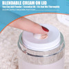 Airless Pump Jar 17 oz Airless Pump Bottles Travel Lotion Container Vacuum Dispenser for Cream LeakProof TSAFriendly Des