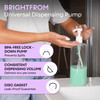 BRIGHTFROM Universal Dispensing Pump Perfect for Shampoo Conditioner 1L 338 OZ Fits for Most Bottles or Any Refillable B
