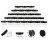 ZEJIA 10 Gram Sample Containers 40 Count Cosmetic Containers with Lids Refillable Empty Sample Jars Small Plastic Contai