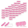 ZEJIA 10 Gram Sample Containers 100 Count Cosmetic Containers with Lids Refillable Empty Sample Jars Small Plastic Conta