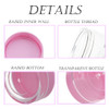 ZEJIA 10 Gram Sample Containers 100 Count Cosmetic Containers with Lids Refillable Empty Sample Jars Small Plastic Conta