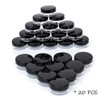 ZEJIA 10 Gram Sample Containers 20 Count Cosmetic Containers with Lids Refillable Empty Sample Jars Small Plastic Contai
