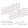 ZEJIA 10 Gram Sample Containers 100 Count Cosmetic Containers with Lids Refillable Empty Sample Jars Small Plastic Conta