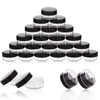 ZEJIA 3 Gram Sample Containers with Lids 50 Count Tiny Sample Jars 3ML Makeup Cosmetic Containers for Lip Balms Lotion P