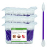 900pcs CGR Precision Cotton Swabs with Pointed and Flattened Tip Cosmetic Makeup Applicator3x300pcs in bags
