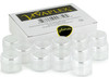 Vivaplex 12 Clear 1 oz Plastic Pot Jars Cosmetic Containers With Lids