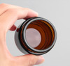6PCS 10ml Amber Glass Jar Empty Refillable Cosmetic Face Cream Lip Balm Storage Jars Bottle Container Pot with Liners an