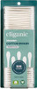 Cliganic Organic Cotton Swabs 500 Count 100 Pure Natural Cotton ChlorineFree Hypoallergenic Soft Gentle Absorbent Buds