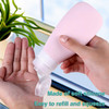 Vonpri Silicone Travel Bottles Leak Proof Squeezable Refillable Travel Accessories Toiletries Containers Travel Size Cos